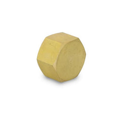 Everflow C61C-14-NL 1/4" Brass Compression Cap Lead Free Brass Fitting | Midwest Supply Us