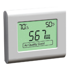 iO HVAC Controls CO2-TH CO2, Temperature and Humidity Monitor | Midwest Supply Us