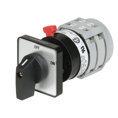 C3 Controls CS11191-G16-N22LBN CS11191-G16-N22LBN - BTO On-Off Switch, Maintained 90 Degree, 1 Pole, 16A, IP20 Terminals 22.5mm Installation, No Front Plate, Lever Knob, Black | Midwest Supply Us
