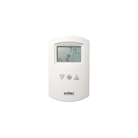 KMC CTE-5202W Tstat: Dual, Configurable, LCD, White | Midwest Supply Us