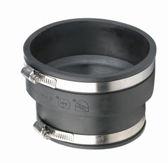 Everflow 4867 EVERFLOW 4" CLAY X 4" PVC/CAST IRON COUPLING | Midwest Supply Us