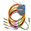 BA/10K-2-CPFEP-10'-BB2 | Concave Remote Probe Temperature Sensors with Colored Cables | BAPI