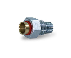 Everflow DUMS0012-NL 1/2" Male X 1/2" Sweat Dielectric Union Brass Lead Free | Midwest Supply Us