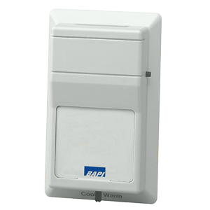 BAPI BA/10K-2-R-Z-CG-BW Delta Style Temperature Sensor without Display, Optional Setpoint and Override | Midwest Supply Us