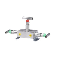 Belimo EXT-GS-3WM Three-way valve manifold with high and low pressure ports and equalizer valve | Midwest Supply Us