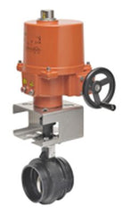 Belimo F6100VIC+SY2-220 Butterfly Valve | 4" | 2 Way | 820Cv | w/ Non-Spring | 230V | On/Off | SW | NEMA 4XH | Midwest Supply Us