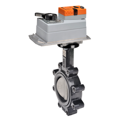 Belimo EXT-LD14104BE1AX+DKRX24-3-T Potable Water Valve (BV), 4.0", 2-way, ANSI Class Consistent with 125, Cv 600 |Valve Actuator, Electronic fail-safe, AC 24 V, On/Off, Floating point, terminals | Midwest Supply Us