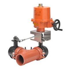 Belimo F7250VIC+SY7-220 Butterfly Valve | 10" | 3 Way | 5800Cv | w/ Non-Spring | 230V | On/Off | SW | NEMA 4XH | Midwest Supply Us
