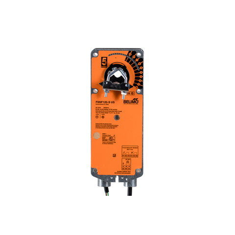 Belimo FSNF120-S US Fire & Smoke Actuator | 70 in-lb | Spg Rtn | 120V | On/Off | 2SPDT | 1m Cable | Midwest Supply Us