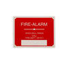 SIGN#8 | RAVEN Warning. FIRE ALARM WHEN BELL RINGS CALL FIRE DEPT. OR 911 | Everflow