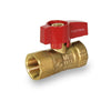 FTGV-38F38F | FLEXTRON 3/8 FIP x 3/8 FIP Gas Ball Valve (FTGV-FF-D) | Everflow