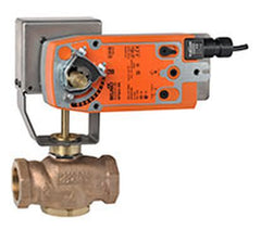 Belimo G340+AFX24-MFT-S-X1 Globe Valve | 1.5" | 3 Way | 28 Cv | w/ Spg-Rtn | 24V | MFT | SW | Midwest Supply Us