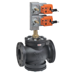 Belimo G780S-250+2*GKX24-MFT-X1 Globe Valve | 3" | 3 Way | 91 Cv | w/ Electronic FS | 24V | MFT | Midwest Supply Us
