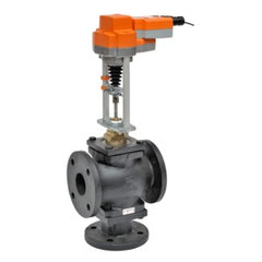 Belimo G780S-250+AVKX24-3 Globe Valve | 3" | 3 Way | 85 Cv | w/ Electronic Fail-Safe | 24V | Floating Point | Midwest Supply Us