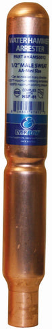 Everflow HAMS0034-NL EVERFLOW HAMS0034-NL 3/4" MALE SWT AA WATER HAMMER ARRESTER LEAD FREE | Midwest Supply Us