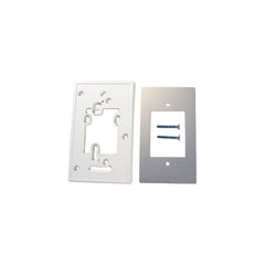 KMC Controls HMO-5026 Accessory: Wallplate, 2"x3" Tstat, White/Aluminum | Midwest Supply Us