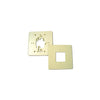 HMO-5042 | Accessory: Wallplate, Universal Tstat, Almond | KMC Controls