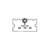 HPO-0047-10 | Accessory: CTC-1600 Scale Plate, Horiz F | KMC Controls