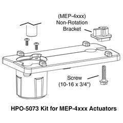 KMC Controls HPO-5073 Accessory: Quick Mount Valve Linkage, MEP-4 to Valve | Midwest Supply Us