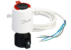 Danfoss 088H3114 TWA-A Electric Zone Valve Actuator NC/24V/ Wire w/ end SWITCH | Midwest Supply Us