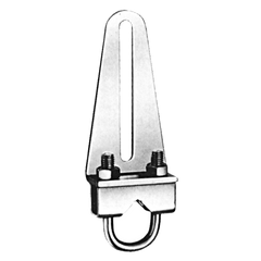 Belimo KH8 Universal crank arm for KG8 or KG10A ball joint | 21/64" slot width. For damper shafts: 3/8" to 11/16" diameter or 3/8" to 9/16" square. | Midwest Supply Us