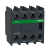 LADN22 | Standard, Instantaneous Auxiliary Contact Block: 4 contacts, 2 N.O, 2 N.C., Snap-On Mounting, For use with TySys D & F Contactor | Schneider Electric (Square D)
