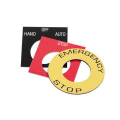 C3 Controls 22LP-83 22LP-83 - 22MM LEGEND PLATE, 83 (HAND, OFF, AUTO) | Midwest Supply Us