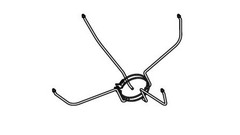 Lennox 63K65 Lennox 63K6501, 4-Leg Motor Mount, 5-5/8" Motor Diameter, 29" Bolt Circle | Midwest Supply Us