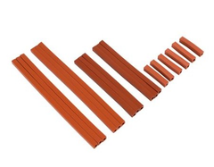 Lennox 98L78 Lennox LB-97803A, 18-Piece Silicone Rubber Pressure Switch Tubing, Red, 6 Each 2", 6" & 9" Lengths, 0.360" Square x 0.196" ID | Midwest Supply Us