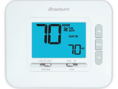 Lennox 24Z12 Braeburn 1030, Non-Programmable Thermostat, 1 Heat/1Cool | Midwest Supply Us
