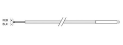 Lennox 97H54 Lennox 97H5401, Air Temperature Sensor, 40 to 90 Deg. F Measurement Range. 1/4" Probe Dia, 6 Ft Cable | Midwest Supply Us