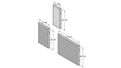 Lennox 13T05 Lennox C1GARD52B-1, 3-Piece Coil Hail Guard, 7.5/8.5/10/12.5 Ton, (W x H): 53-1/16 x 40-3/4" & 25-1/4 x 40-3/4" & 21-1/16 x 40-3/4" | Midwest Supply Us