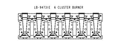 Lennox 58L70 LB-94731E 6 CLUSTER BURNER ASSY | Midwest Supply Us