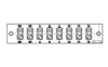 25W68 | Lennox 100669-01, Low Voltage Terminal Strip, 8 Position | Lennox