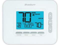 Lennox 24Z17 Braeburn 4235, Premier Series Universal Programmable Thermostat, Conventional Heat Pump, 3 Heat/2 Cool Heat Pump; 2 Heat/2 Cool | Midwest Supply Us