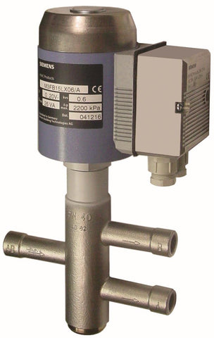 Siemens Building Technology M3FB15LX15/A 0 to 10V 1/2"Valve, Hot Gas Bypass, 1.75 Cv, 460 PSI | Midwest Supply Us