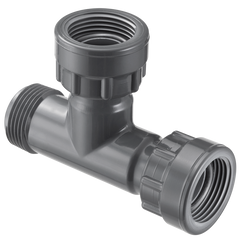 Spears MA0101-010 1 PVC MANIFOLD TEE SWIVELXMPTXSWIVEL | Midwest Supply Us