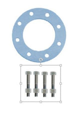 Everflow FGF04NA-B 4" NON-ASBESTOS FULL FACE GASKET WITH BOLT/NUT SET | Midwest Supply Us