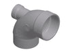 P306-420 | 4X4X2 PVC DWV 1/4 BEND W/L-H INLET SXHXH | (PG:051) Spears