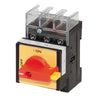 PDS2-325-SMPRY | PDS2-325-SMPRY - NF61 Panel/Base Mounted with Integral Padlockable Handle 3 Pole 25A 600V/690V AC with Red/Yellow Operating Handle | C3 Controls