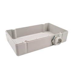 Functional Devices PE6010 Plastic NEMA1 enclosure 4x7 with 4 in. mounting track | Midwest Supply Us