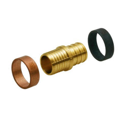 Everflow PXTC0034K-NL 3/4" F1807 PEX Transition Coupling Kit W/2 Crimp Rings Individually Bagged Lead Free | Midwest Supply Us