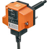 BAT72-ST | Thermoelectric tripping device with control key, with plug, Duct inside temperature 72°C (color black), Duct outside temperature 72°C, Probe length 2.6