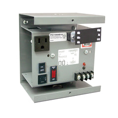 Functional Devices PSC100AB10 Covered Single 100VA 120 to 24Vac UL Class II power supply with 10A Breaker | Midwest Supply Us