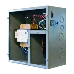 Functional Devices PSH500AB10-LVC Encl. low volt comp. 100VAx5,120 to 24Vac UL Class 2 w/ 120V Recept and switch | Midwest Supply Us