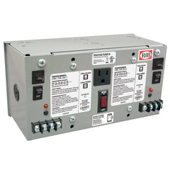 Functional Devices PSH75A75AB10 Enclosed Dual 75VA multi-tap 24Vac UL class 2 power supply 10A main breaker | Midwest Supply Us
