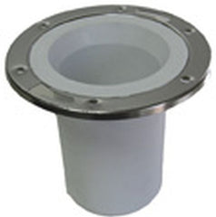 Everflow R1166 RAVEN 4 x 3 x 6 w/stainless steel ring fits into a 4 and over a 3 pipe 6 long **PVC or ABS RAVEN #PVC436SS | Midwest Supply Us