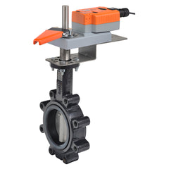 Belimo EXT-LD14103BE1AX+GKB24-3-X1 Potable Water Valve (BV), 3.0", 2-way, ANSI Class Consistent with 125, Cv 302 |Valve Actuator, Electronic fail-safe, AC 24 V, On/Off, Floating point | Midwest Supply Us