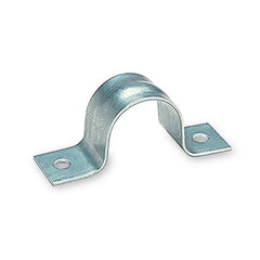 Everflow PPS-G34 PIERS 3/4" GALV. STEEL PIPE STRAP 2 HOLE 20GA | Midwest Supply Us