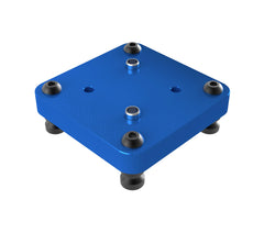 Jergens QL-VA52-96 AL ADAPTER, 125MM SQUARE, FOR MTG 52MM | Midwest Supply Us